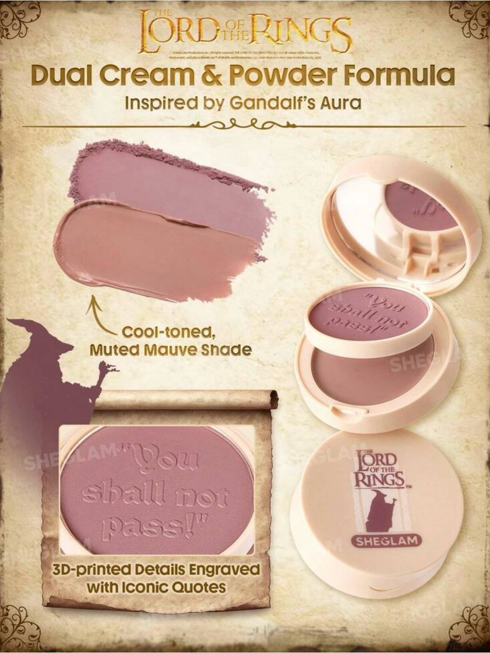 🧡New SheGlam Lord Of the Rings Makeup Collection - Picture 10 of 16